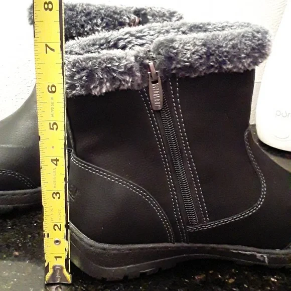 NWOT KHOMBU Addison Ankle Boots Memory Foam zip up Size 9M Black Womens - Picture 16 of 16